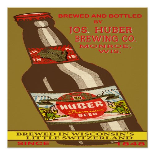 Huber Beer Poster