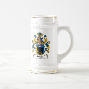 Custom Family Crest Glass Stein 26oz, Engraved Coat of Arms Large Beer Mug  — Lyoncraft Engraving