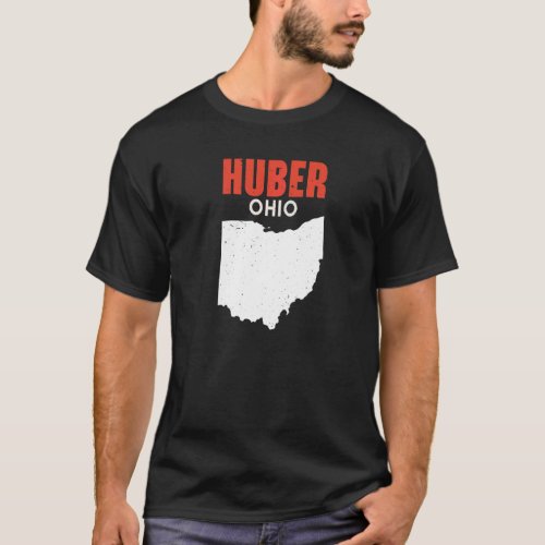 HUBER HEIGHTS Ohio USA State America Travel Ohioan T_Shirt