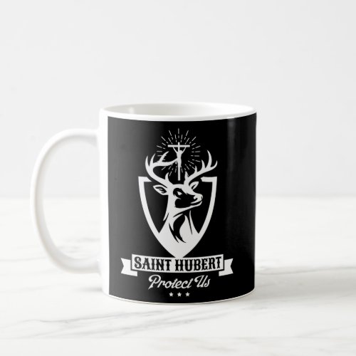 Hubert Hubertus Patron Saint Of Hunters Stag Coffee Mug