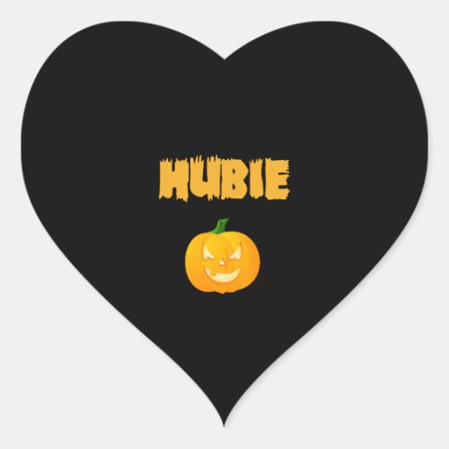 hubie halloween  heart sticker