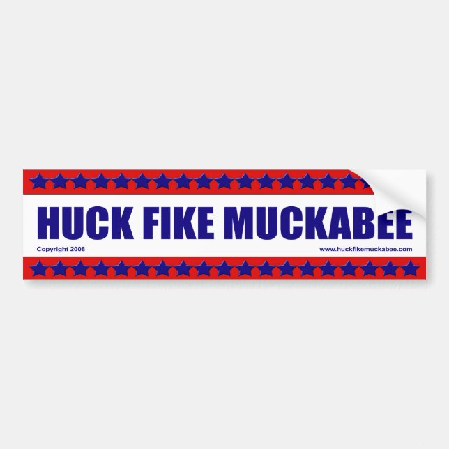 Huck Fike Muckabee Bumper Sticker (Front)