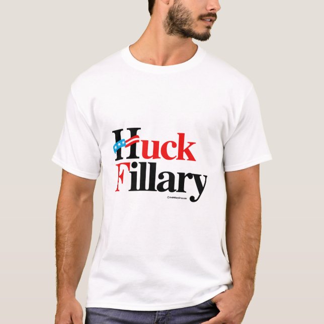Huck Fillary Symbol - Anti Hillary png.png T-Shirt (Front)