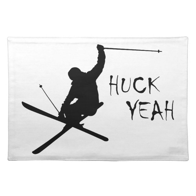 Huck Yeah (Skiing) Placemat (Front)