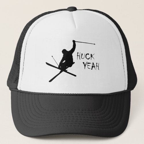 Huck Yeah Skiing Trucker Hat