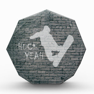 Huck Yeah (Snowboarding) Acrylic Award