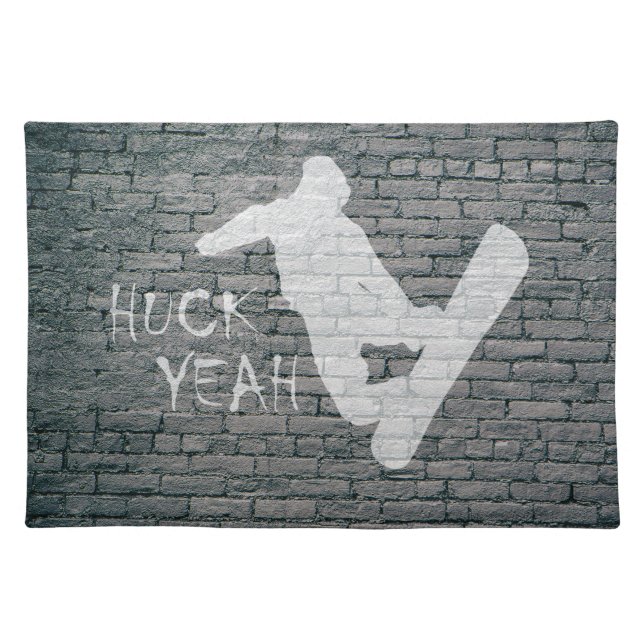 Huck Yeah (Snowboarding) Placemat (Front)