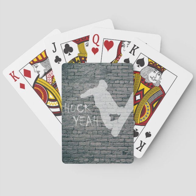 Huck Yeah (Snowboarding) Poker Cards (Back)