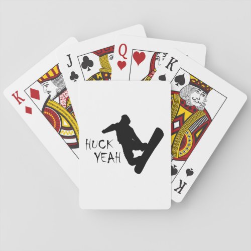 Huck Yeah Snowboarding Poker Cards