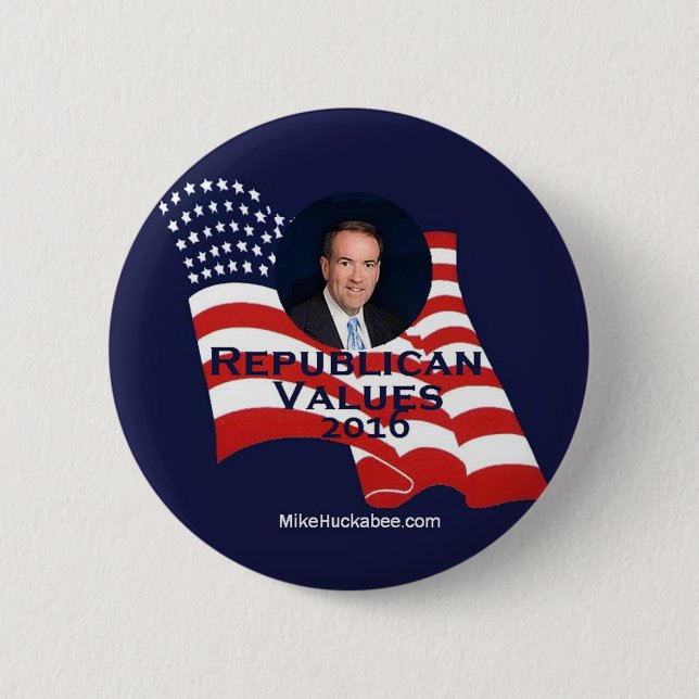HUCKABEE 2016 PINBACK BUTTON (Front)