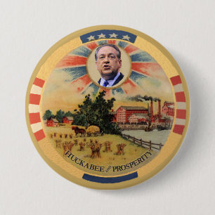 Huckabee and Prosperity Pinback Button