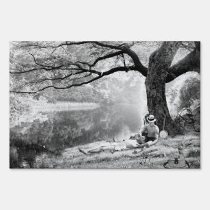 Huckleberry and Tom Sign