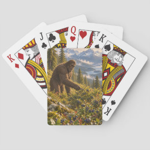 Huckleberry Season Bigfoot Playing Cards