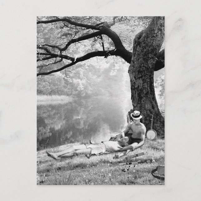 Huckleberry & Tom Postcard (Front)