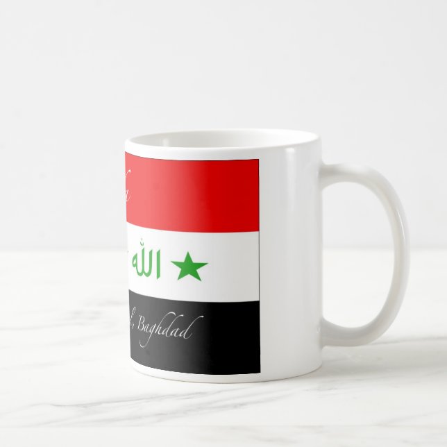 Huda Mug - Old Iraq Flag (Right)