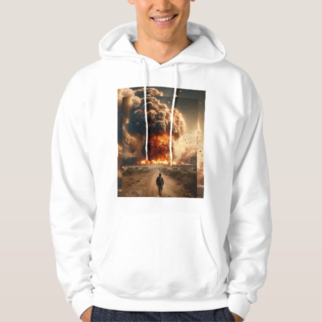 Huddy With Art of Exploring the Dynamics of Explos Hoodie (Front)