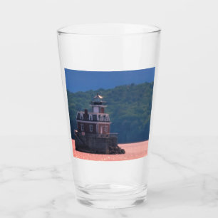 Hudson Athens Lighthouse - Hudson City Light, NY Glass