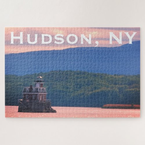 Hudson Athens Lighthouse _ Hudson City Light NY Jigsaw Puzzle