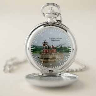 Hudson Athens Lighthouse pocket watch