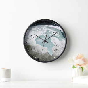 Hudson Bay Sea Ice On April 29, 2006. Clock