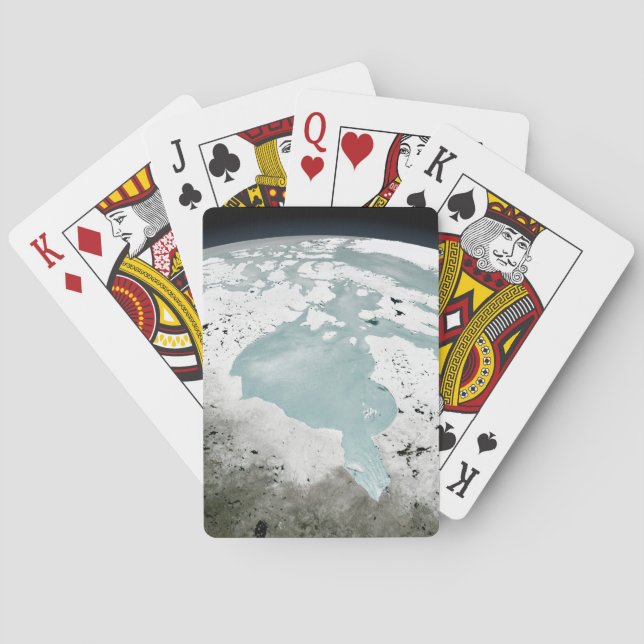 Hudson Bay Sea Ice On April 29, 2006. Poker Cards (Back)