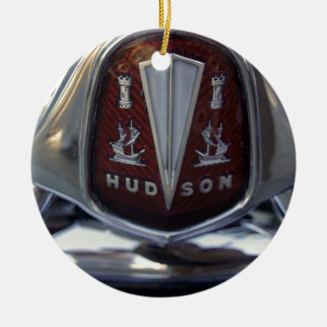 Hudson Ceramic Ornament (Front)