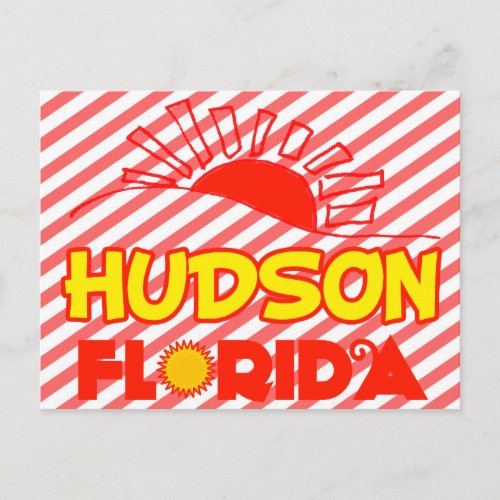 Hudson Florida Postcard