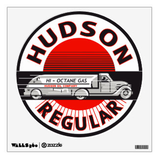 Hudson Gasoline vintage sign Wall Sticker