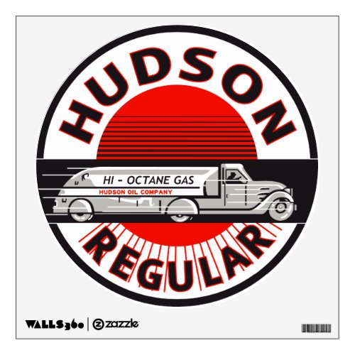 Hudson Gasoline vintage sign Wall Sticker