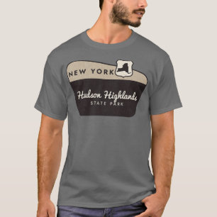 Hudson Highlands State Park New York Welcome Sign T-Shirt
