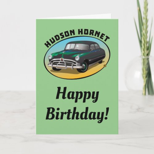 Hudson Hornet Birthday Card