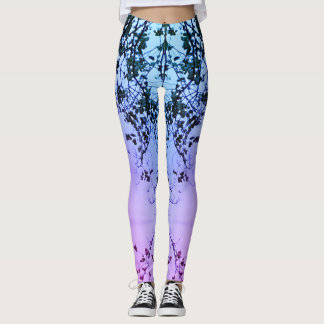 Hudson Leggings Pink Blue Purple Fade