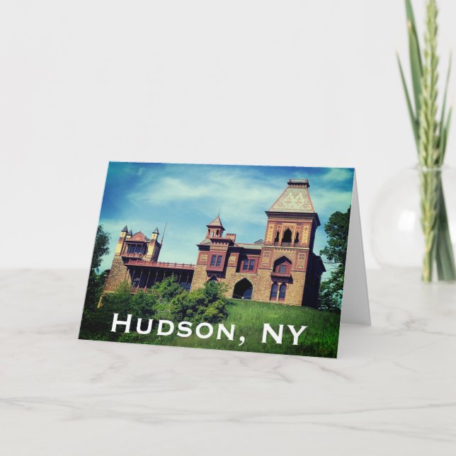 Hudson, NY - Frederic Church Estate Card (Front)