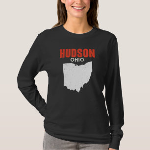 HUDSON Ohio USA State America Travel Ohioan T-Shirt