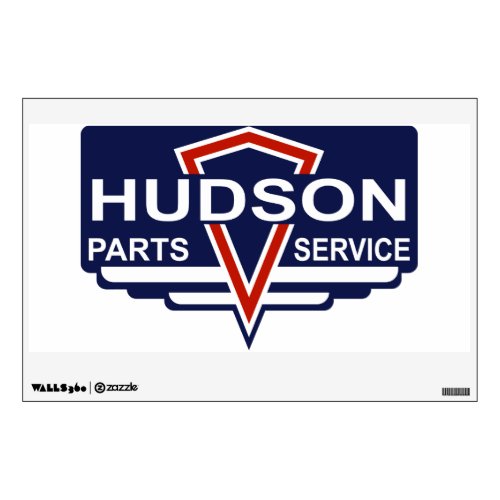Hudson Parts  Service vintage sign Wall Sticker