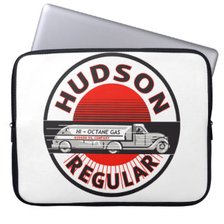 Hudson Regular Gasoline vintage sign reproduction Laptop Sleeve