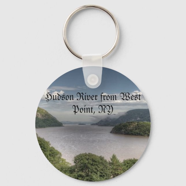 Hudson River from West Point, NY Keychain (Front)