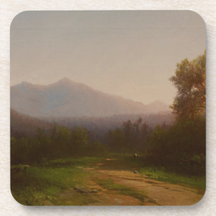 Hudson River Landscape, c.1860-5 (oil on canvas) Beverage Coaster