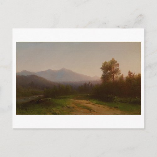 Hudson River Landscape c1860_5 oil on canvas Postcard