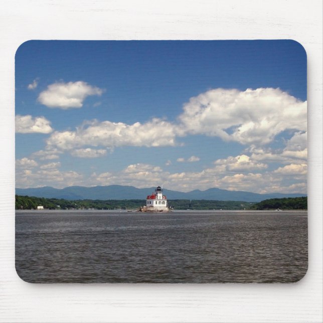 Hudson River Lighthouse Mouse Pad (Front)