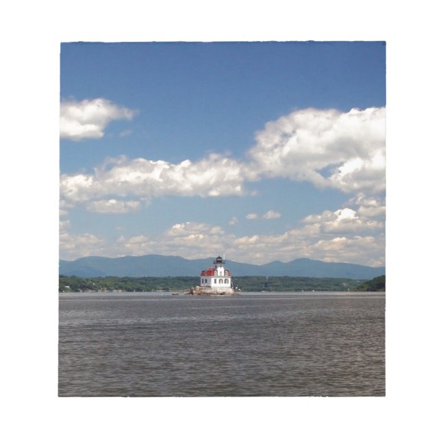 Hudson River Lighthouse Notepad (Front)