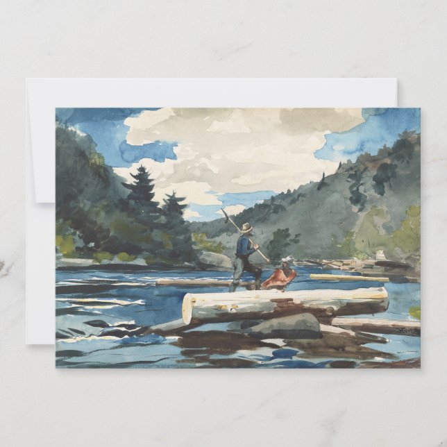 Hudson River, Logging | Winslow Homer (Front)