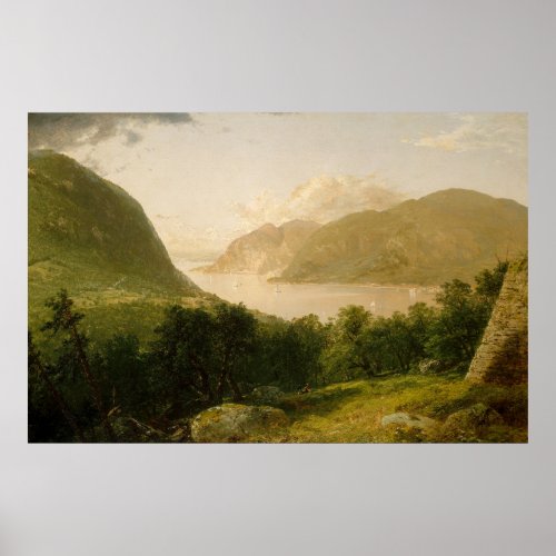 Hudson River Scene 1857 Poster