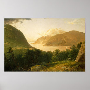 Hudson River Scene by John Frederick Kensett Poster