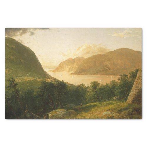 Hudson River Scene by John Frederick Kensett Tissue Paper