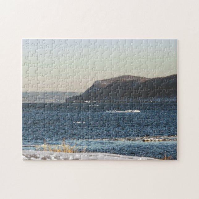 Hudson River Thaw Jigsaw Puzzle (Horizontal)