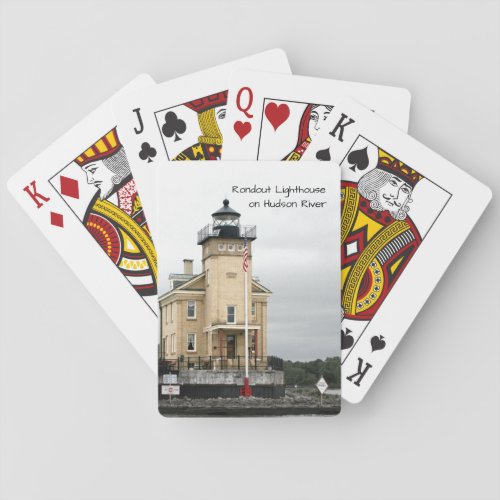 Hudson Rivers Rondout Lighthouse Poker Cards