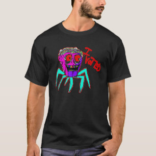 Hudson Rowan A Big Head Red Eyes A Pink And Purple T-Shirt