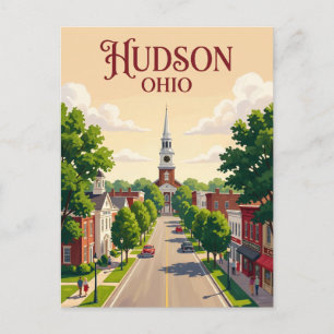 Hudson USA Postcard
