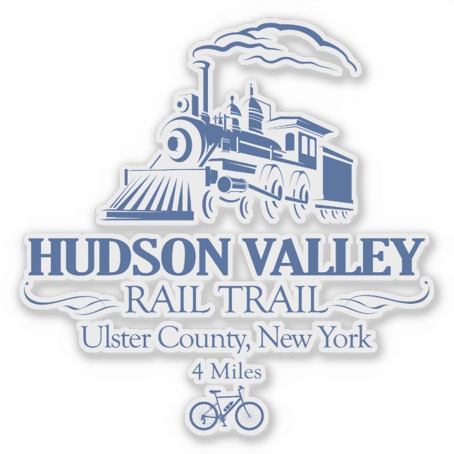 Hudson Valley Rail Trail (RT) Sticker (Front)